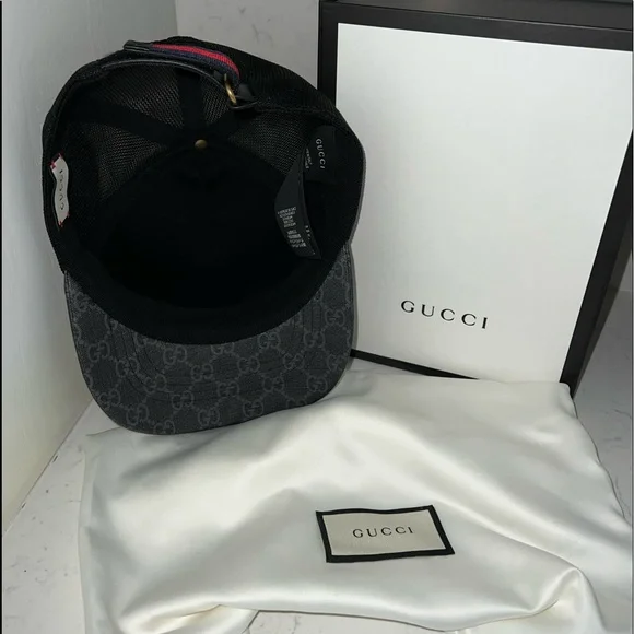 Kingsnake print GG Supreme baseball hat - Picture 6 of 6